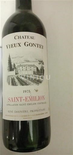 Bordeaux Saint-Émilion Château Vieux Gontey 1975