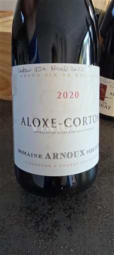 Bourgogne Aloxe-Corton Domaine Arnoux Père et Fils 2020 2020