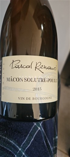 Bourgogne Mâcon và Mâcon-villages Pascal Renaud 2015