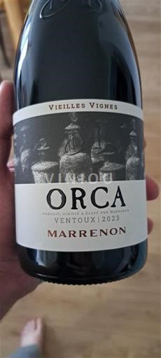 Rhône Valley Ventoux Marrenon Orca Vieilles Vignes 2023