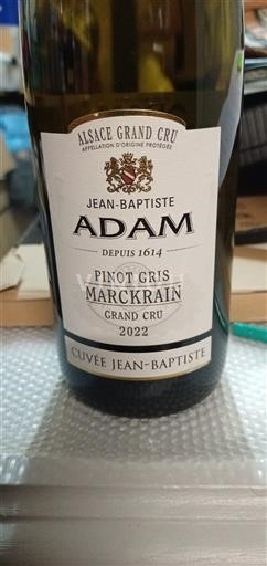Alsace Không được chỉ định Grand Cru Jean-Baptiste Adam Jean-Baptiste 2022