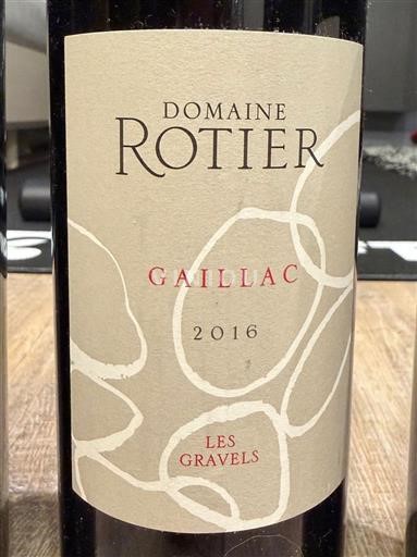 Tây Nam Gaillac Domaine Rotier Les Gravels 2016