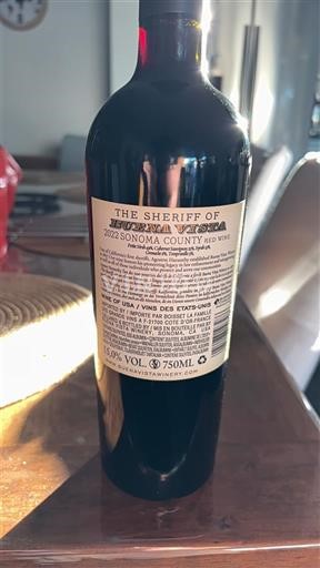 Vùng trồng nho được cấp phép California Bờ biển Sonoma The Sheriff of Buena Vista 2022
