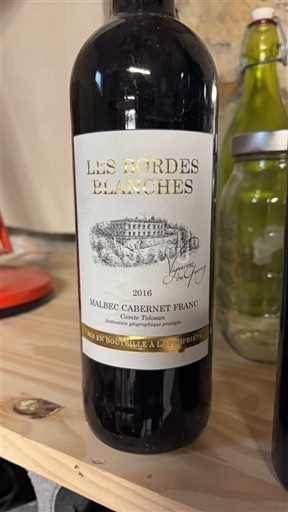 Tây Nam Comté tolosan Les Bordes Blanches 2016