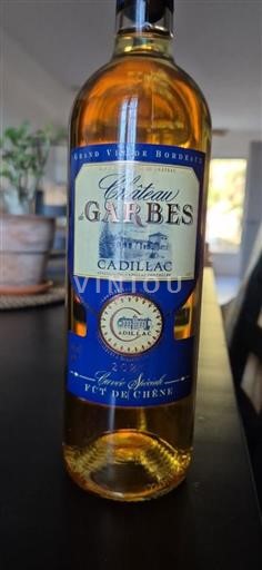 Bordeaux Cadillac Château Garbes Spéciale Fût de Chêne Không niên vụ