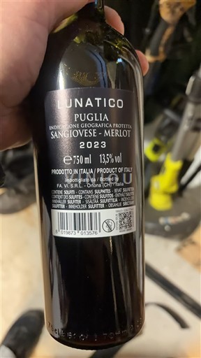 Apulie Nespecifikováno Lunatico 2023