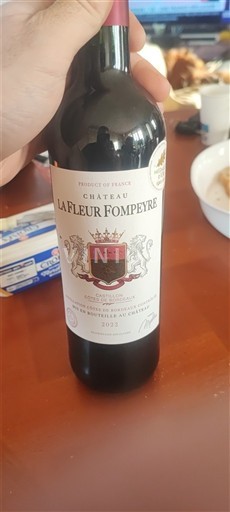 Bordeaux Castillon-côtes-de-bordeaux Château La Fleur Fompeyre Merlot 85% Cabernet 15% 2022