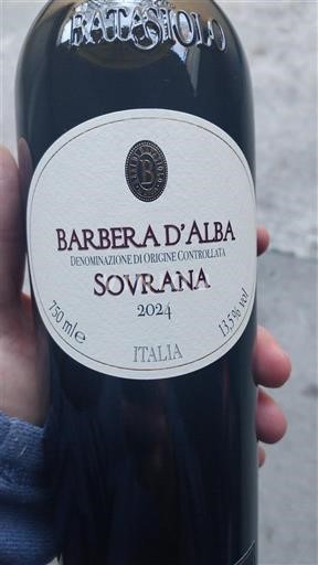 Piemonte Barbera d'Alba Batajiolo Sovrana 2024