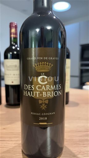 Bordeaux Pessac-Léognan Les Carmes Haut Brion 2018