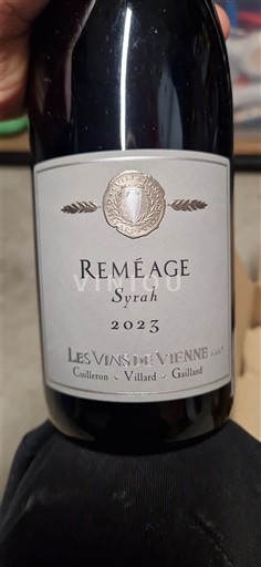 Alpes và các vùng Rhodanien Collines rhodaniennes Les Vins de Vienne Remeage Syrah 2023