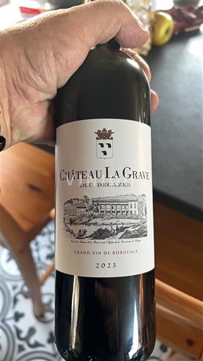 Bordeaux Médoc Château La Grave Duc Decazes 2023