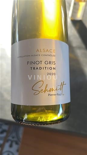 Alsace Schmitt Pierre-Paul Tradition 2020