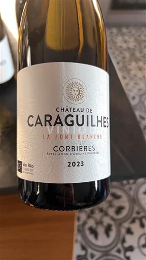 Langvedok Corbières Château Caraguilhes La Font Blanche 2023