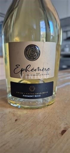 Bordeaux Entre-deux-mers Jean-Christophe Scadb Éphémère Non Millésimé