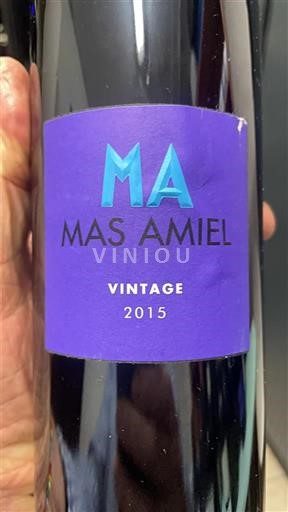 Roussillon Maury Mas Amiel Vintage 2015