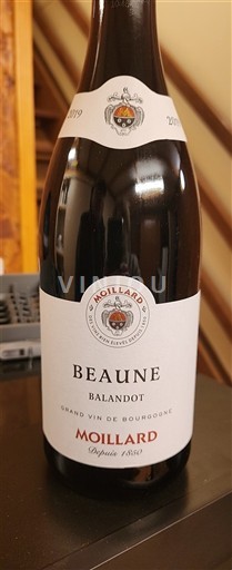 Borgonha Beaune Moillard Balandot 2019