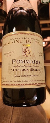 Bourgogne Pommard Domaine Palais Trou aux Biches 2022