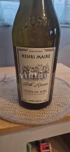 Jura Côtes-du-Jura Henri Maire Belle Réserve Nemilésimat