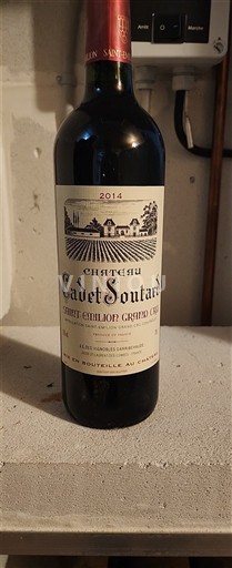 Vinos Rouge sec Château Cadet Soutard 2014 Francia Burdeos Saint-Émilion Gran Cru AOC Grand Cru