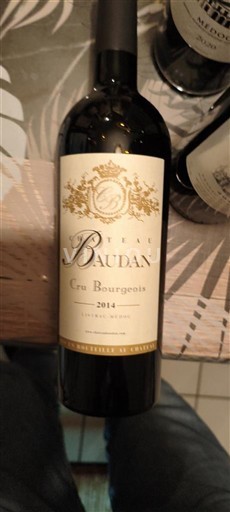 Bordoja Listrac-Médoc Château Baudan 2014