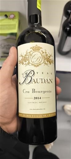 Bordeaux Listrac-Médoc Château Baudan 2014