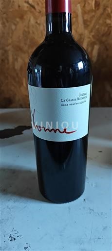 Wijnen Rouge sec Yvonne Château La Grande Métairie 2020 Frankrijk Bordeaux AOC