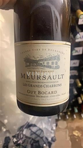 Bourgogne Meursault Guy Bocard Les Grands Charrons 1999