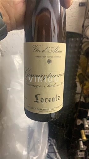 Alsácia Vendanges Tardives Lorentz Gewurztraminer Vendanges Tardives 2007
