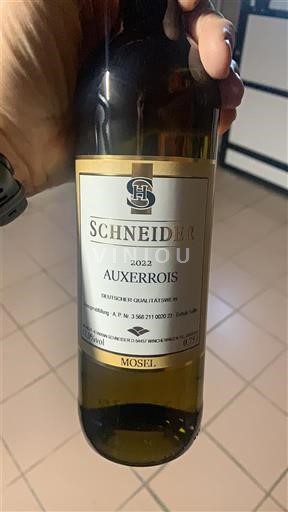 Mosel Không được chỉ định Schneider Auxerrois 2022