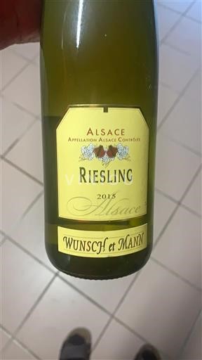 Alsácia Wunsch et Mann 2015