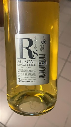 Corse Muscat-du-cap-corse Domaine Santini Rs 2020