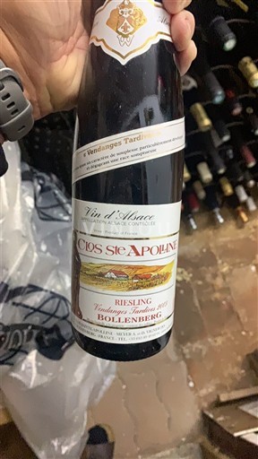 Alsácia Vendanges Tardives Clos Ste Apolline Vendanges Tardives 2005