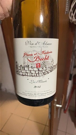 Alsácia Château Pierre et Frédéric Becht Les Murets 2015
