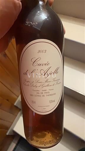 Sudoeste Não especificado Cuvée de l'Ajolle 2003