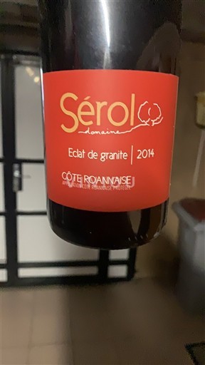 Thung lũng sông Loire Côte-roannaise Domaine Serol Éclat de granite 2014