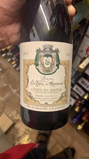 Údolí Rhôny Côtes-du-Rhône La Dame à Montmirail Réserve 2015