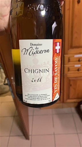 Saboya y Bugey Chignin Domaine Méjane 2016