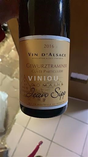 Alsace Không được chỉ định Jean Sipp Particulière 2016
