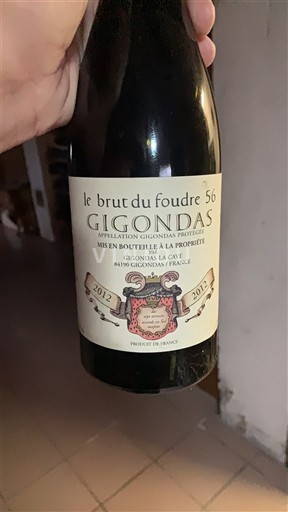 Rhône Valley Gigondas Gigondas la Cave Le Brut du Foudre 56 2012