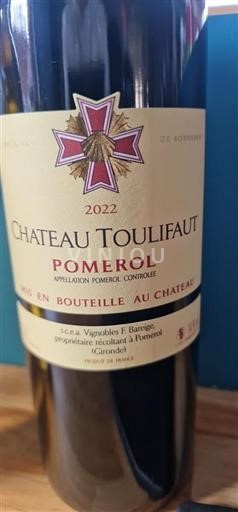 Bordeaux Pomerol Château Toulifaut 2022