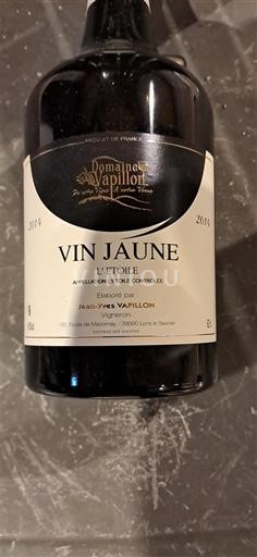 Jura L'Étoile Domaine Jean-Yves Vapillon 2016