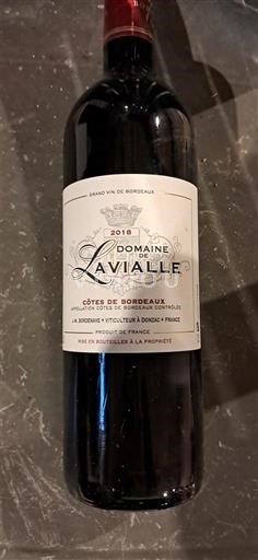 Bordeaux Côtes-de-Bordeaux Domaine Lavialle 2018
