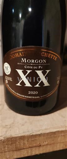 Beaujolais Morgon Domaine Rochette XX Côte du Py 2020
