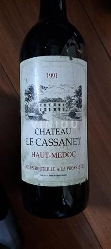 Bordeaux Haut-Médoc Château Le Cassanet 1991