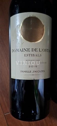 Langvedok Minervois Domaine L'Ostal Estibals 2015