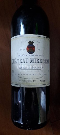 Bordeaux Pessac-Léognan Château Mirebeau 1994