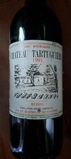 Bordeaux Médoc Château Tartuguière 1991