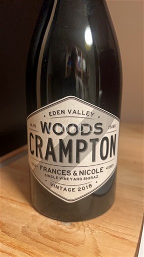 Južna Avstralija Eden Valley Woods Crampton Frances & Nicole Single Vineyard Shiraz 2018