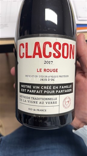 Linguadoca e Rossiglione Paese d'Oc Clacson Le Rouge 2017