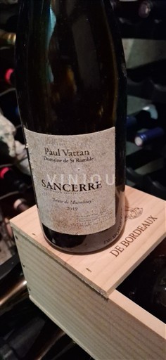 Valle della Loira Sancerre Domaine Paul Vattan Domaine de St Romble Terres de Maimbray 2019